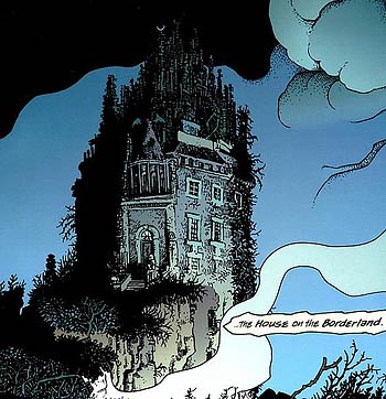 The house from a comics adaptation by the Richard Corben